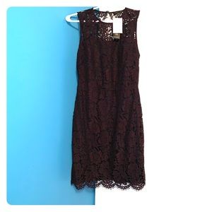 Banana Republic Maroon Cocktail Dress